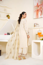 Dune 3Pc - Embroidered Cambric Cotton Pret