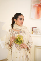 Dune 3Pc - Embroidered Cambric Cotton Pret