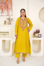 Sun Stone 2Pc - Embroidered Cambric Cotton Pret