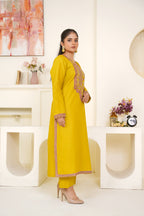 Sun Stone 2Pc - Embroidered Cambric Cotton Pret