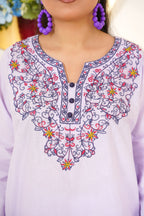 Velora 2Pc - Embroidered Cambric Cotton Pret