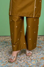 Olive Bloom 2Pc - Embroidered Cambric Cotton Pret