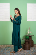 Sea Light 2Pc - Embroidered Cambric Cotton Pret