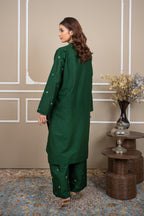 Jade Horizon 2Pc - Embroidered Cambric Cotton Pret