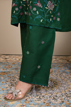 Jade Horizon 2Pc - Embroidered Cambric Cotton Pret