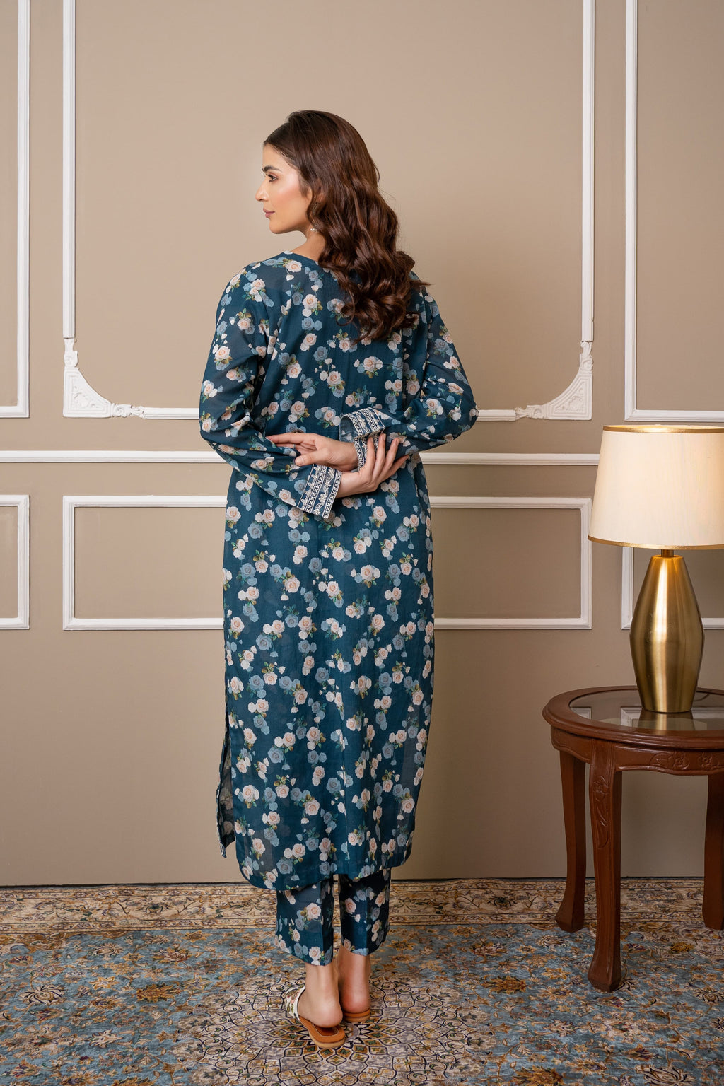 Lumi 2Pc - Embroidered Cambric Cotton Pret