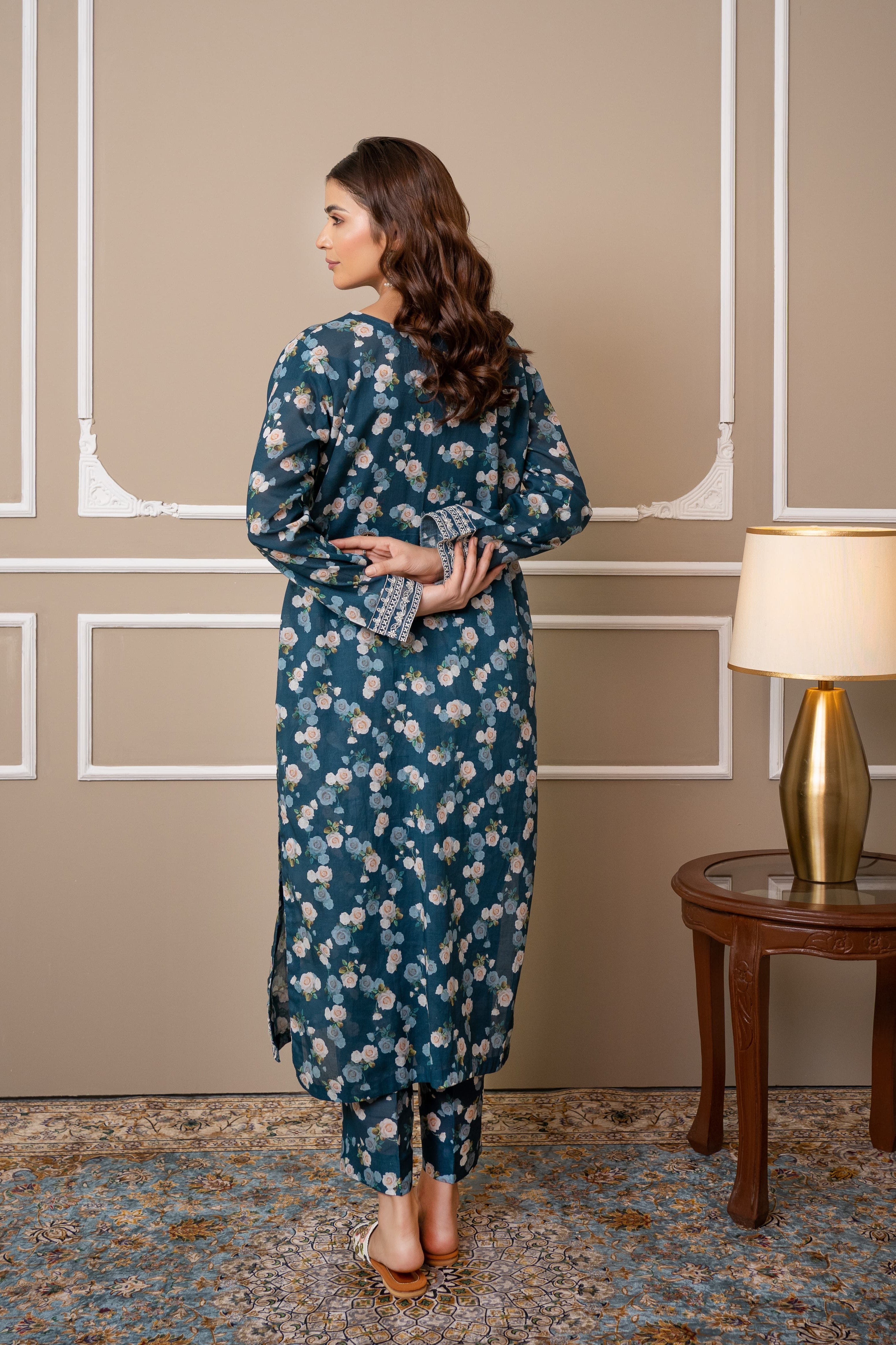 Lumi 2Pc - Embroidered Cambric Cotton Pret